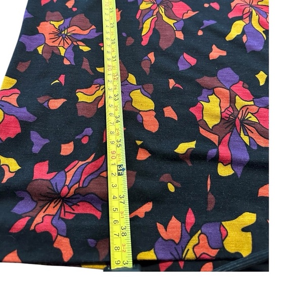 VTG Angela Missoni Wool Floral Long Sleeve Dress Italy Sustainable Flawed Gem S - Picture 7 of 14